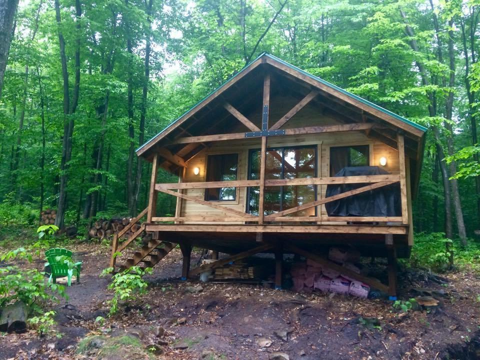 Villa Les cabines Nordik des piles à Saint-Jean-des Piles Extérieur photo