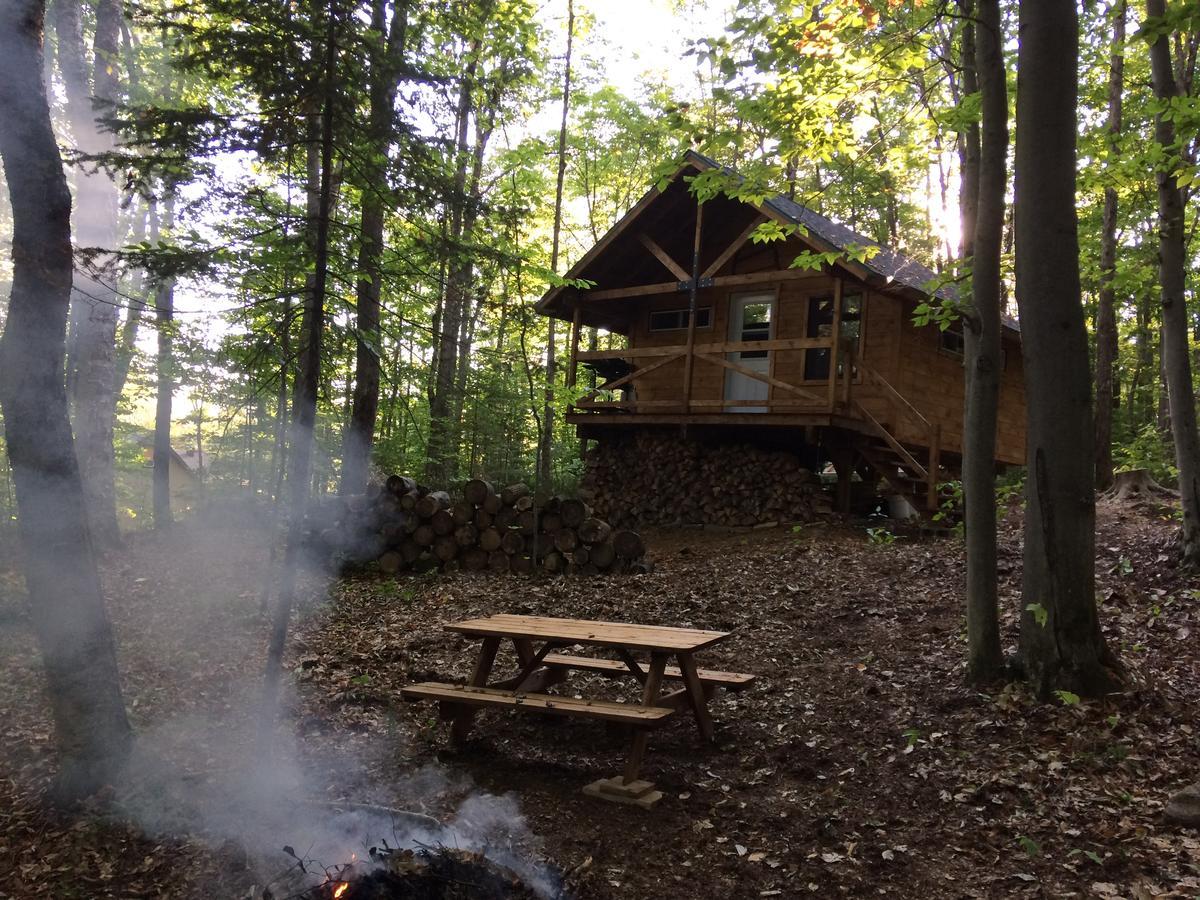 Villa Les cabines Nordik des piles à Saint-Jean-des Piles Extérieur photo