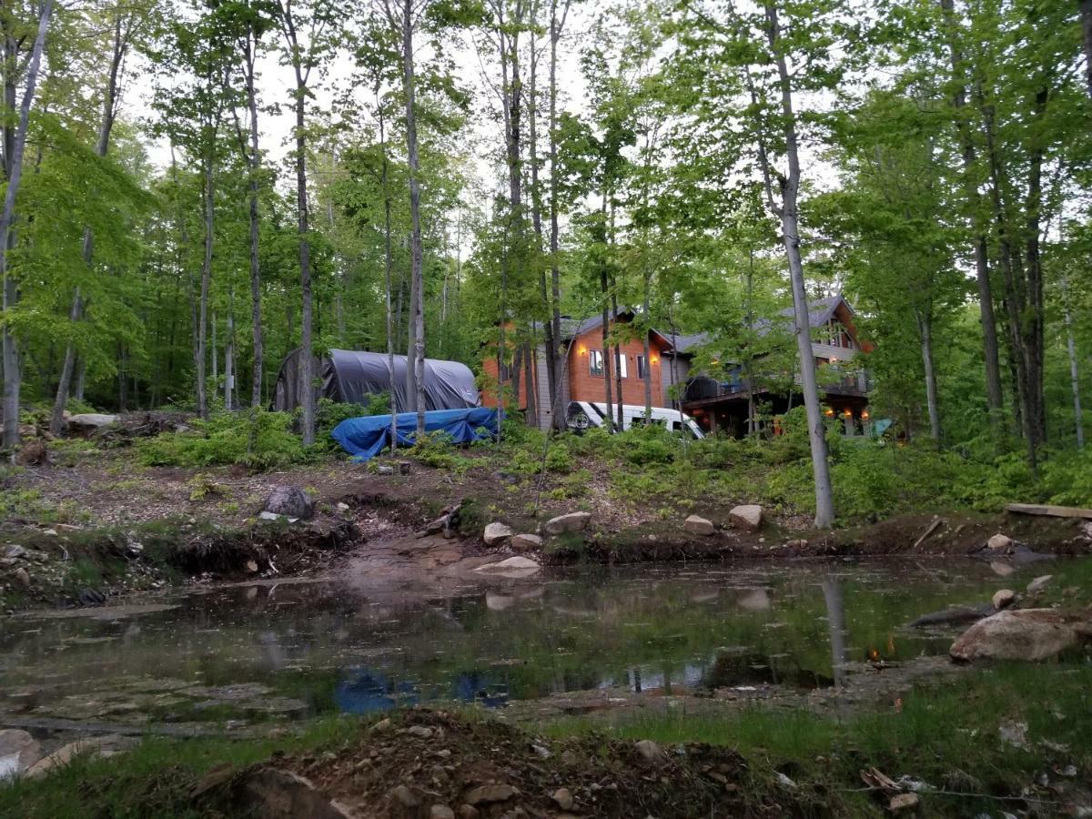 Villa Les cabines Nordik des piles à Saint-Jean-des Piles Extérieur photo